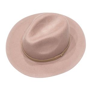 Pink Wool Felt Hat